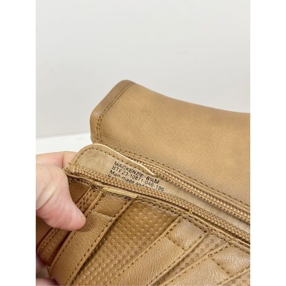 BareTraps Boots Size 8.5 Tan Ankle Booties Cushioned Insole Side Zip NEW - Picture 7 of 11